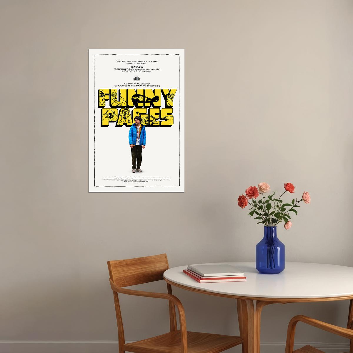 Funny Pages Comedy Cinema Movie Television Poster Wall Art Print Home Wall Decor - xonomax