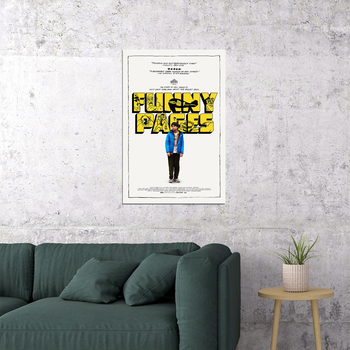 Funny Pages Comedy Cinema Movie Television Poster Wall Art Print Home Wall Decor - xonomax