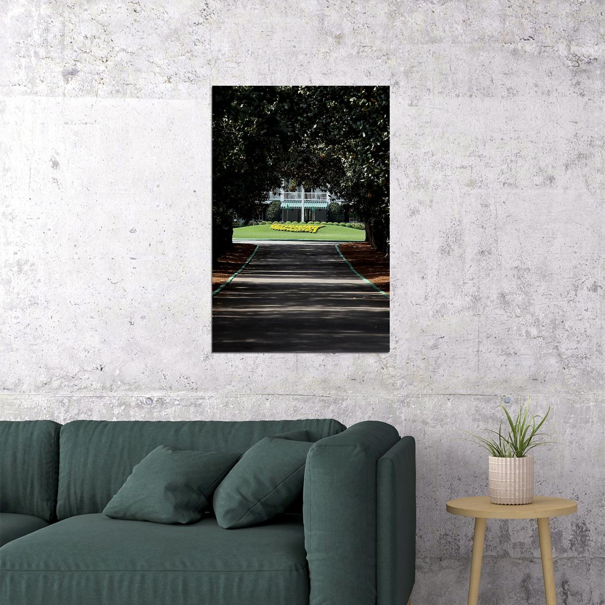 Magnolia Lane Augusta National Golf Photo Poster Wall Art Print Home Wall Decor - xonomax
