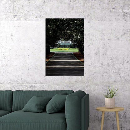 Magnolia Lane Augusta National Golf Photo Poster Wall Art Print Home Wall Decor - xonomax