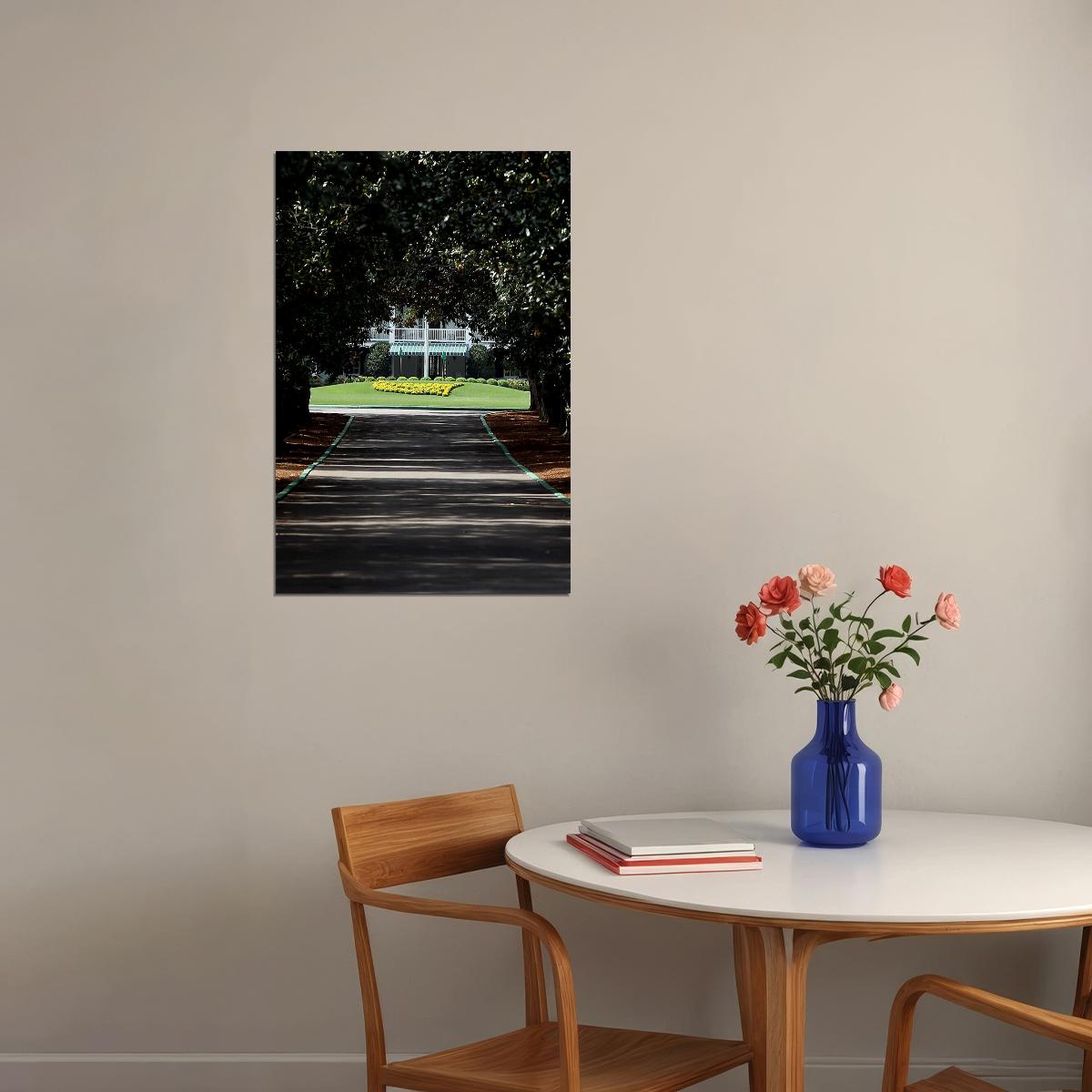 Magnolia Lane Augusta National Golf Photo Poster Wall Art Print Home Wall Decor - xonomax