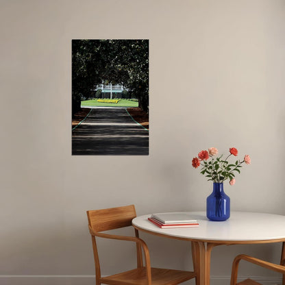 Magnolia Lane Augusta National Golf Photo Poster Wall Art Print Home Wall Decor - xonomax
