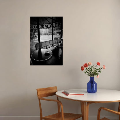 French Paris Cafe At Night Street Photo Poster Wall Art Print Home Wall Decor - xonomax
