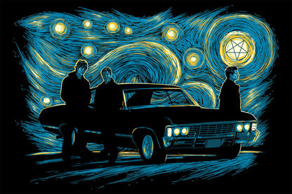 Supernatural Movie Characters Design Portrait Poster Wall Art Print Home Wall Decor - xonomax