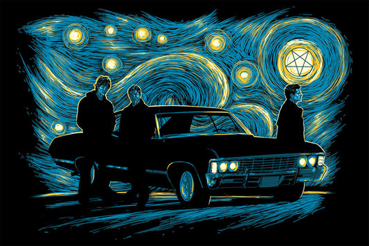 Supernatural Movie Characters Design Portrait Poster Wall Art Print Home Wall Decor - xonomax