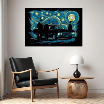 Supernatural Movie Characters Design Portrait Poster Wall Art Print Home Wall Decor - xonomax