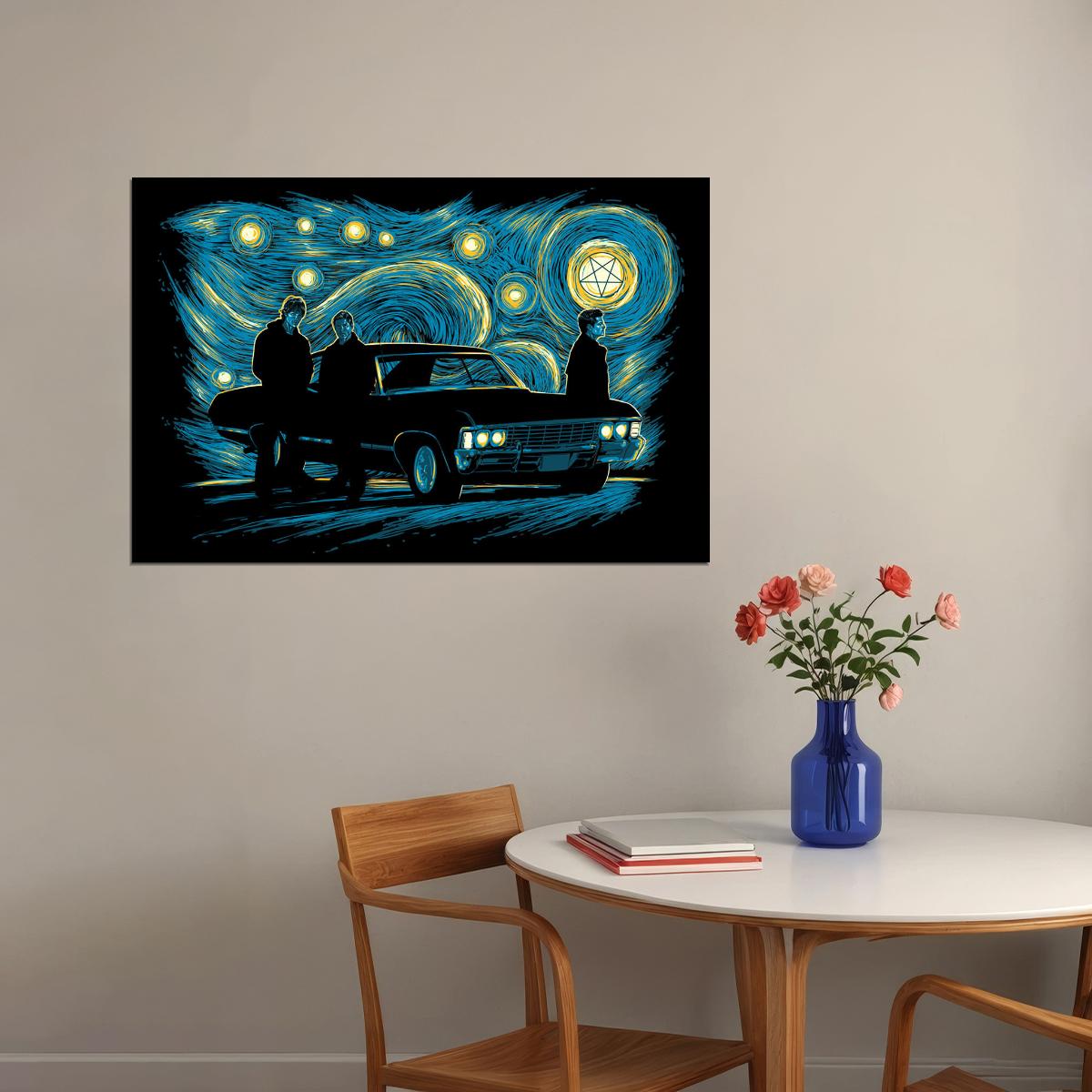 Supernatural Movie Characters Design Portrait Poster Wall Art Print Home Wall Decor - xonomax