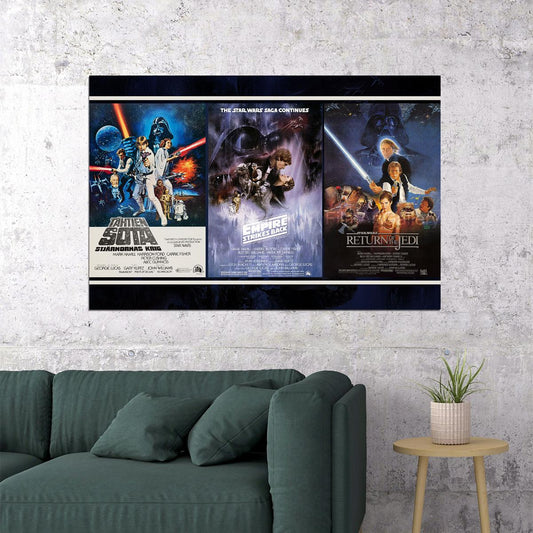 Star Wars Movie Adventure Excitement Poster Wall Art Print Home Wall Decor - xonomax