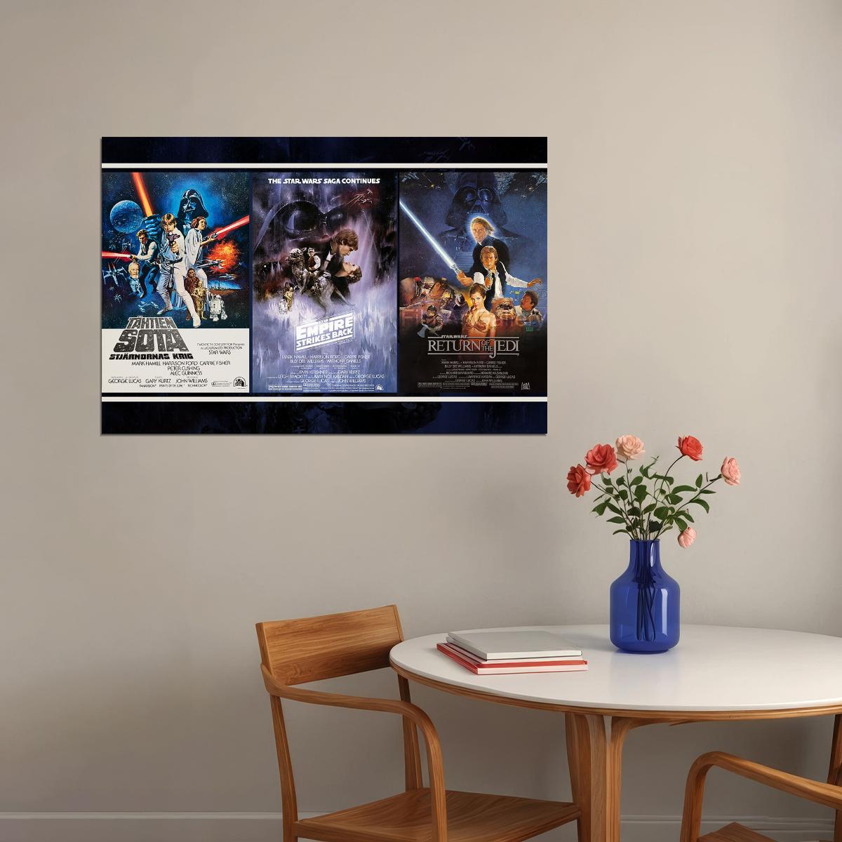 Star Wars Movie Adventure Excitement Poster Wall Art Print Home Wall Decor - xonomax