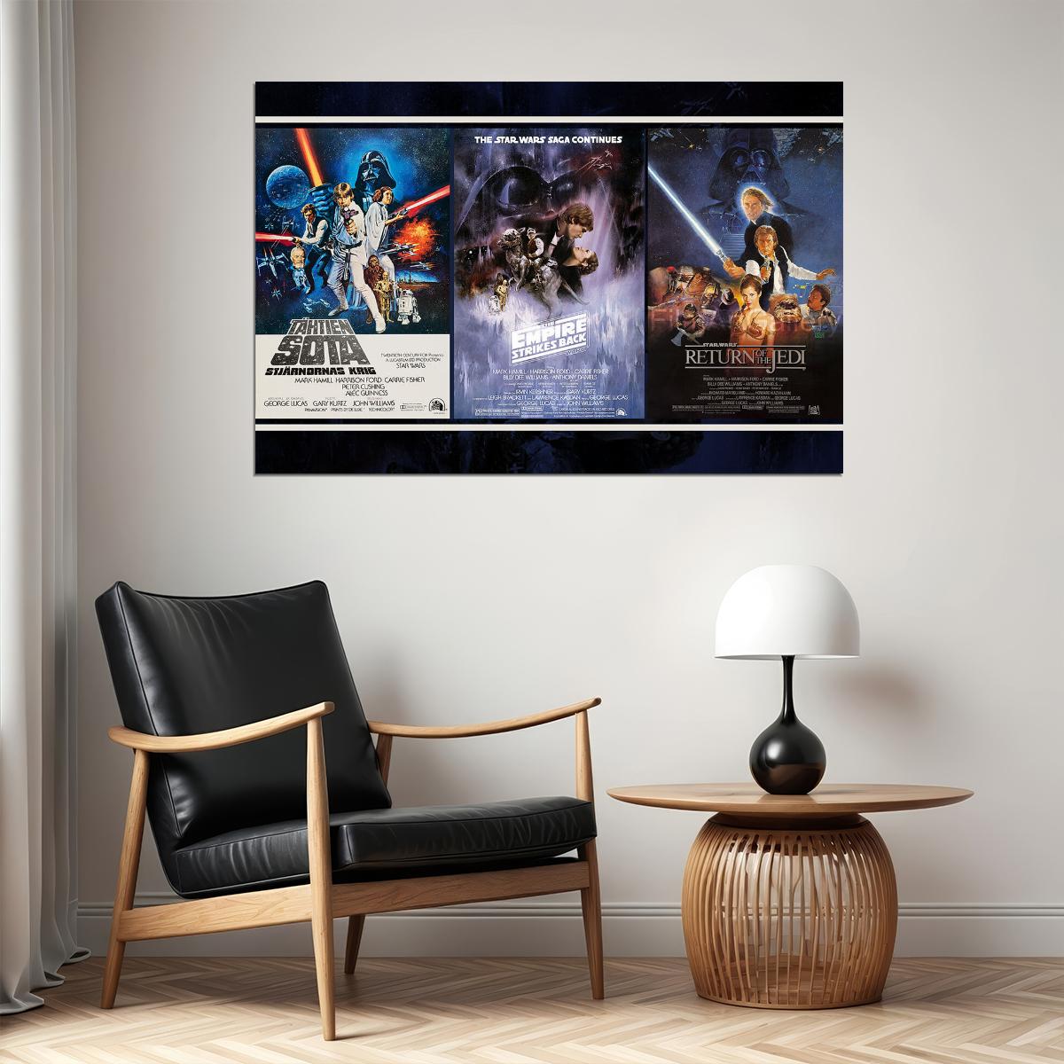 Star Wars Movie Adventure Excitement Poster Wall Art Print Home Wall Decor - xonomax