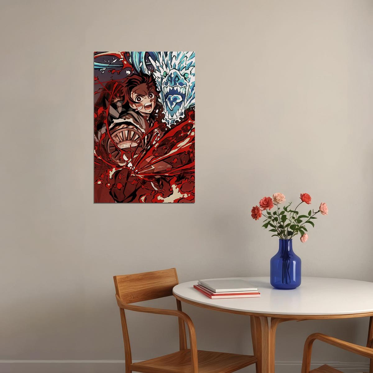 Tanjiro Demon Slayer Anime Adventure Action Poster Wall Art Print Home Wall Decor - xonomax