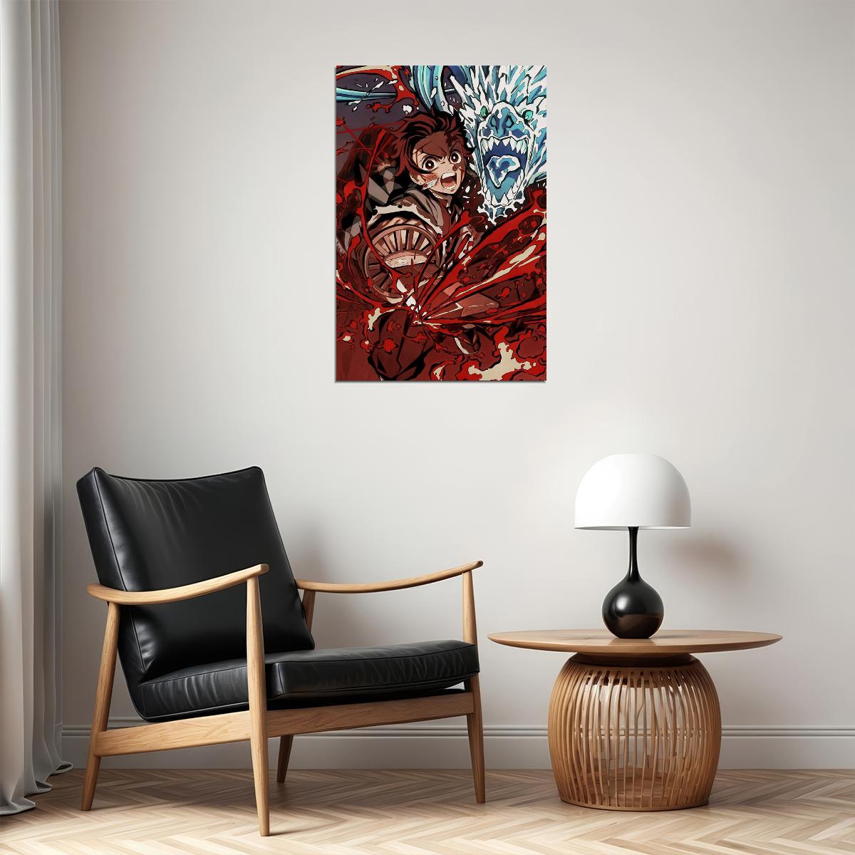 Tanjiro Demon Slayer Anime Adventure Action Poster Wall Art Print Home Wall Decor - xonomax