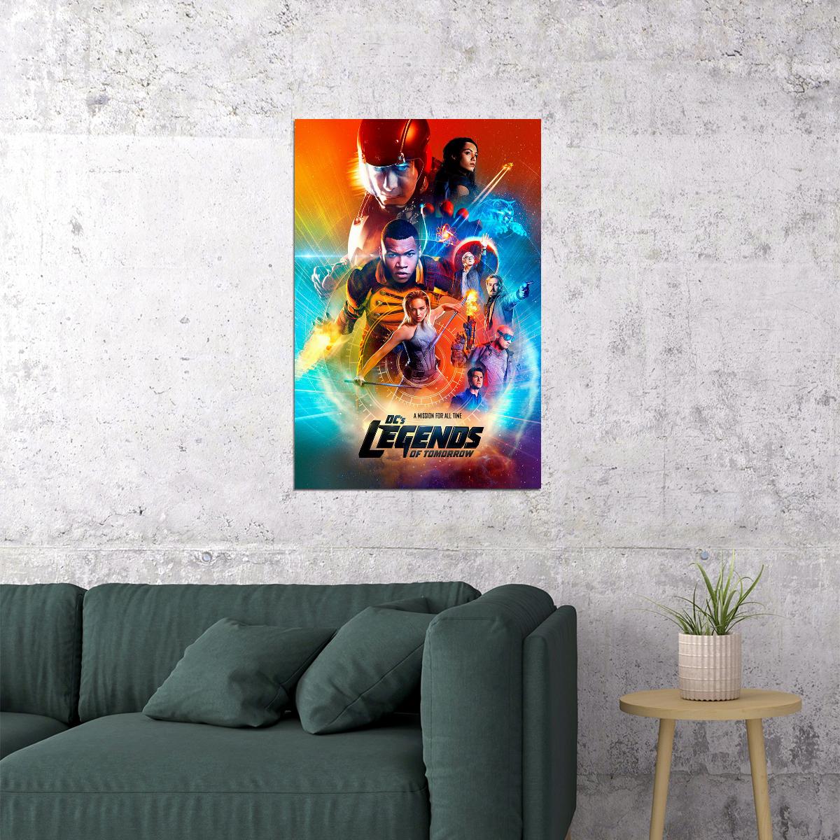 Legends Of Tomorrow Movie Drama Heroes Adventure Poster Wall Art Print Home Wall Decor - xonomax