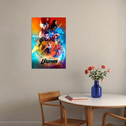 Legends Of Tomorrow Movie Drama Heroes Adventure Poster Wall Art Print Home Wall Decor - xonomax