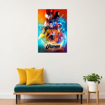 Legends Of Tomorrow Movie Drama Heroes Adventure Poster Wall Art Print Home Wall Decor - xonomax