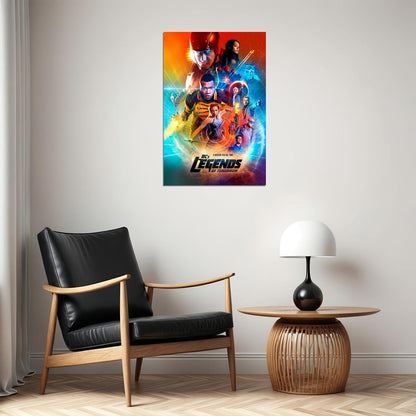 Legends Of Tomorrow Movie Drama Heroes Adventure Poster Wall Art Print Home Wall Decor - xonomax