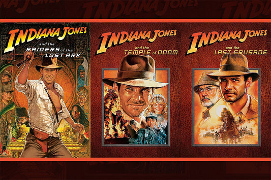 Raiders Of The Lost Ark Indiana Jones Trilogy Movie Poster Wall Art Print Home Wall Decor - xonomax