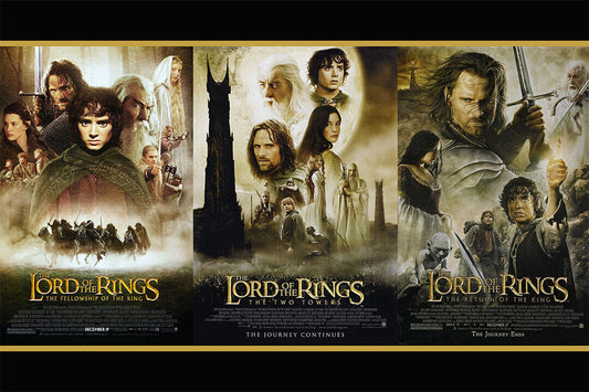 The Lord Of The Rings Trilogy Movie Fantasy Poster Wall Art Print Home Wall Decor - xonomax
