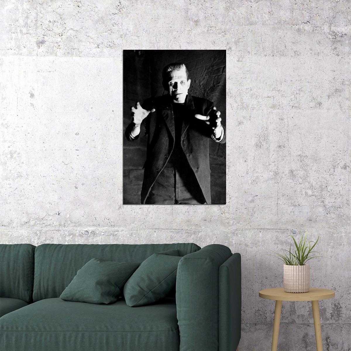 Frankenstein Movie Drama Horror Science Fiction Poster Wall Art Print Home Wall Decor - xonomax