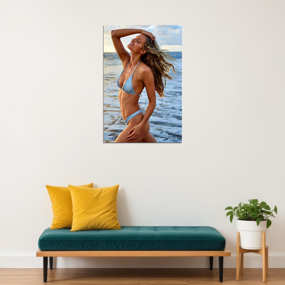 Kate Bock Celebrity Swimsuit Model Beauty Woman Poster Wall Art Print Home Wall Decor