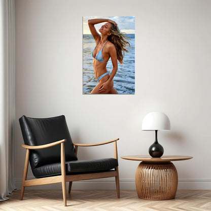 Kate Bock Celebrity Swimsuit Model Beauty Woman Poster Wall Art Print Home Wall Decor