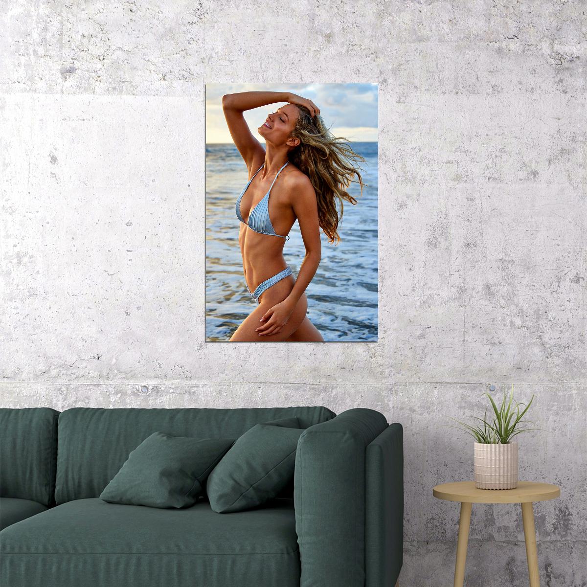 Kate Bock Celebrity Swimsuit Model Beauty Woman Poster Wall Art Print Home Wall Decor