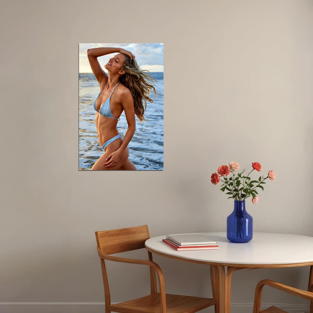 Kate Bock Celebrity Swimsuit Model Beauty Woman Poster Wall Art Print Home Wall Decor