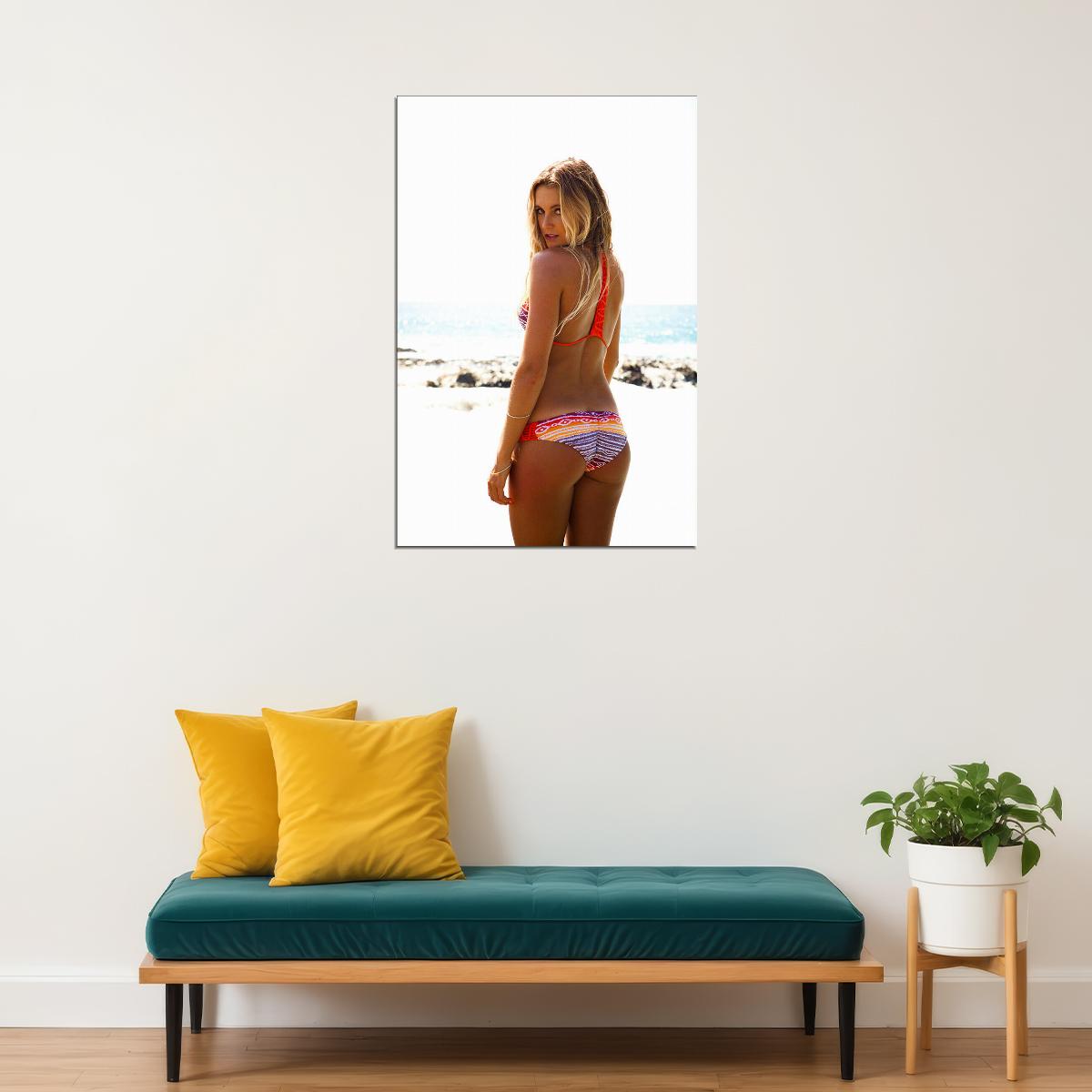 Alana Blanchard Swimsuit Bikini Sports Model Poster Wall Art Print Home Wall Decor - xonomax