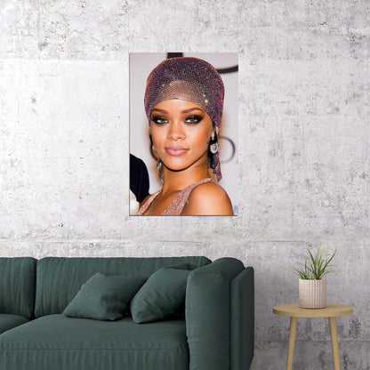 Rihanna Celebrity Singer Musician Actor Poster Wall Art Print Home Wall Decor