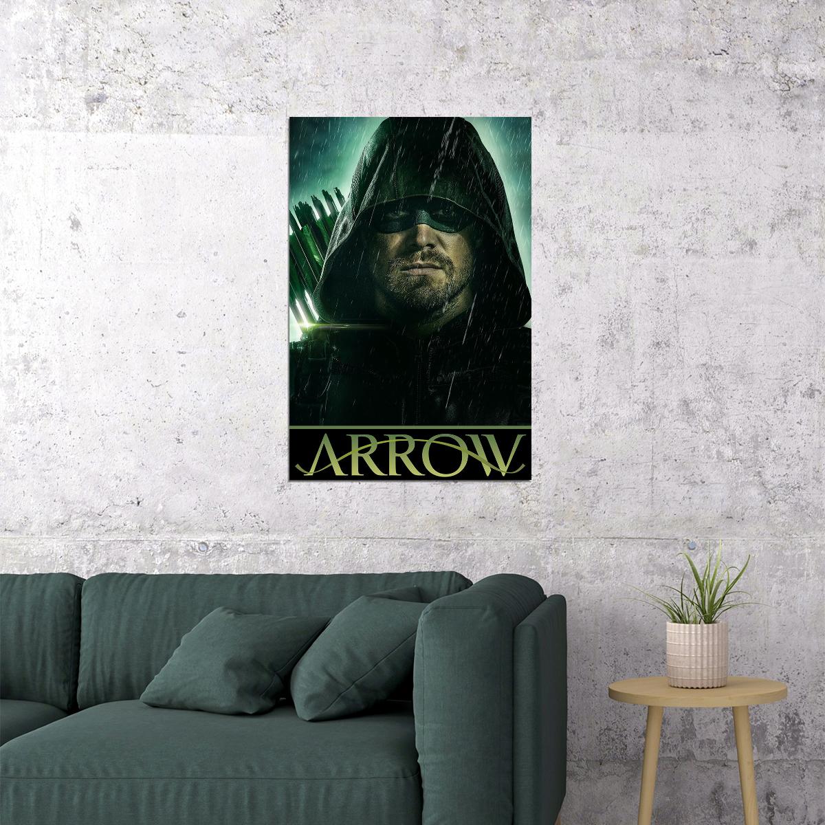 Green Arrow Tv Series Crime Action Poster Wall Art Print Home Wall Decor - xonomax