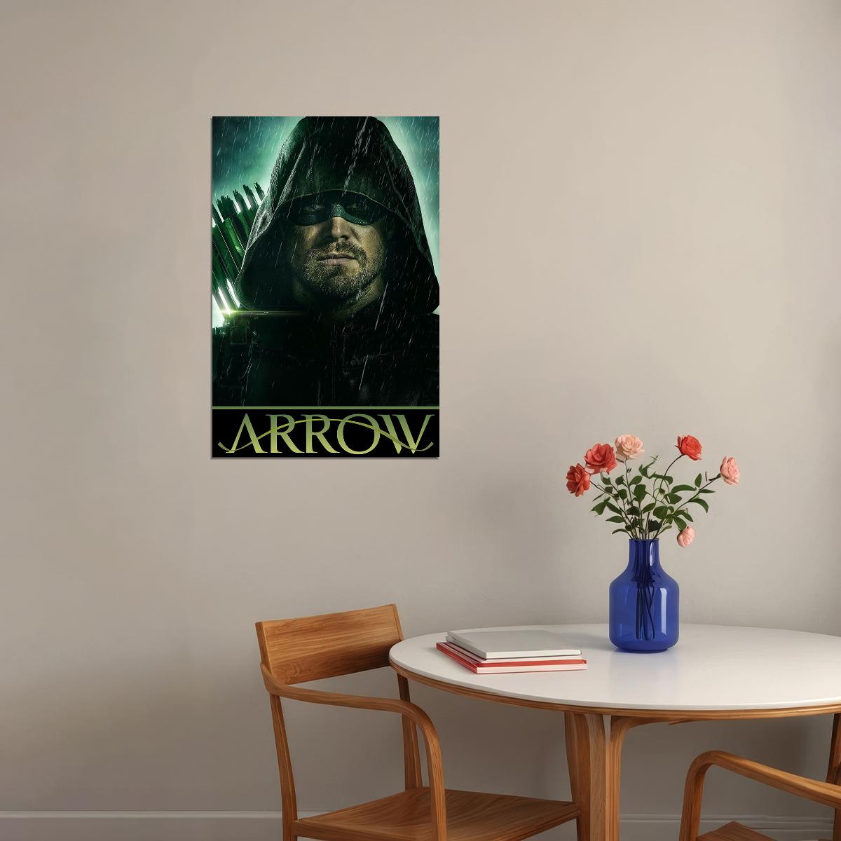 Green Arrow Tv Series Crime Action Poster Wall Art Print Home Wall Decor - xonomax
