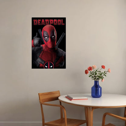 Deadpool Movie Superheroes Comedy Action Poster Wall Art Print Home Wall Decor - xonomax