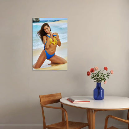 Emily Didonato Celebrity Beauty Model Swimsuit Poster Wall Art Print Home Wall Decor - xonomax
