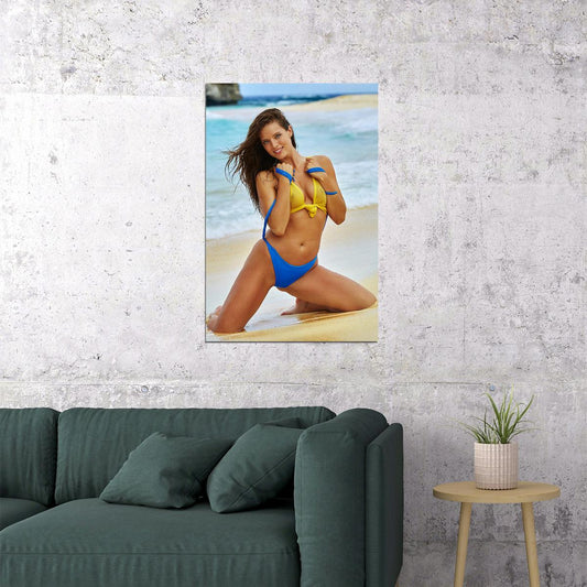 Emily Didonato Celebrity Beauty Model Swimsuit Poster Wall Art Print Home Wall Decor - xonomax