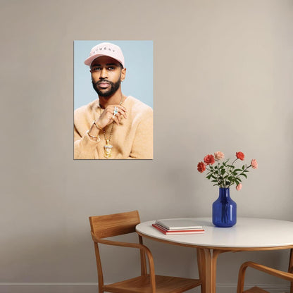 Big Sean Celebrity Musician Rap Music Singer Poster Wall Art Print Home Wall Decor - xonomax