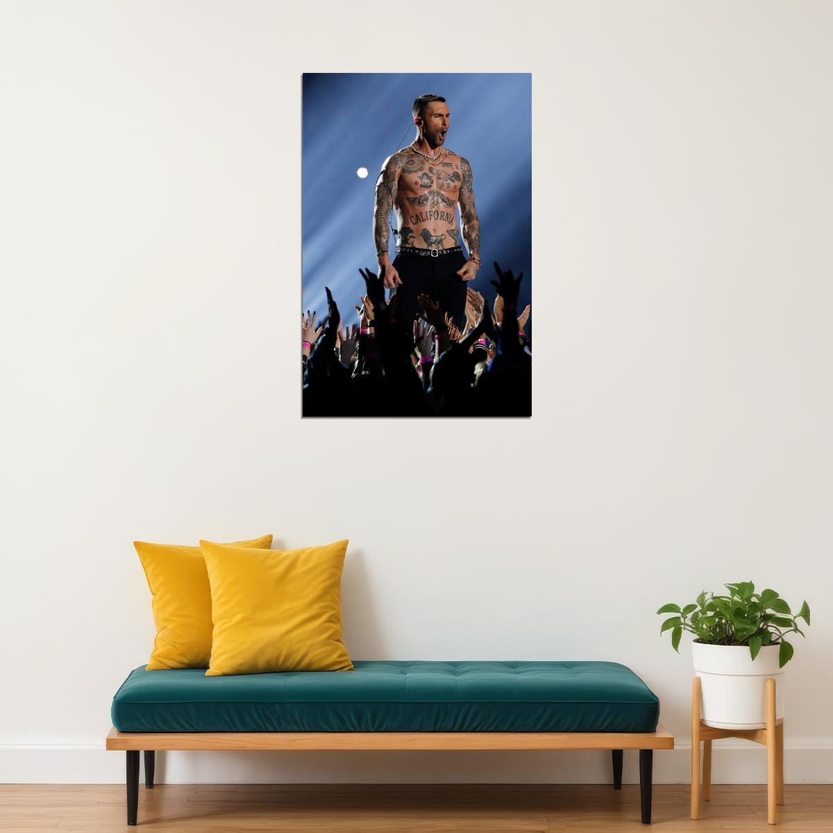 Maroon 5 Celebrity Rock Group Album Singer Poster Wall Art Print Home Wall Decor - xonomax
