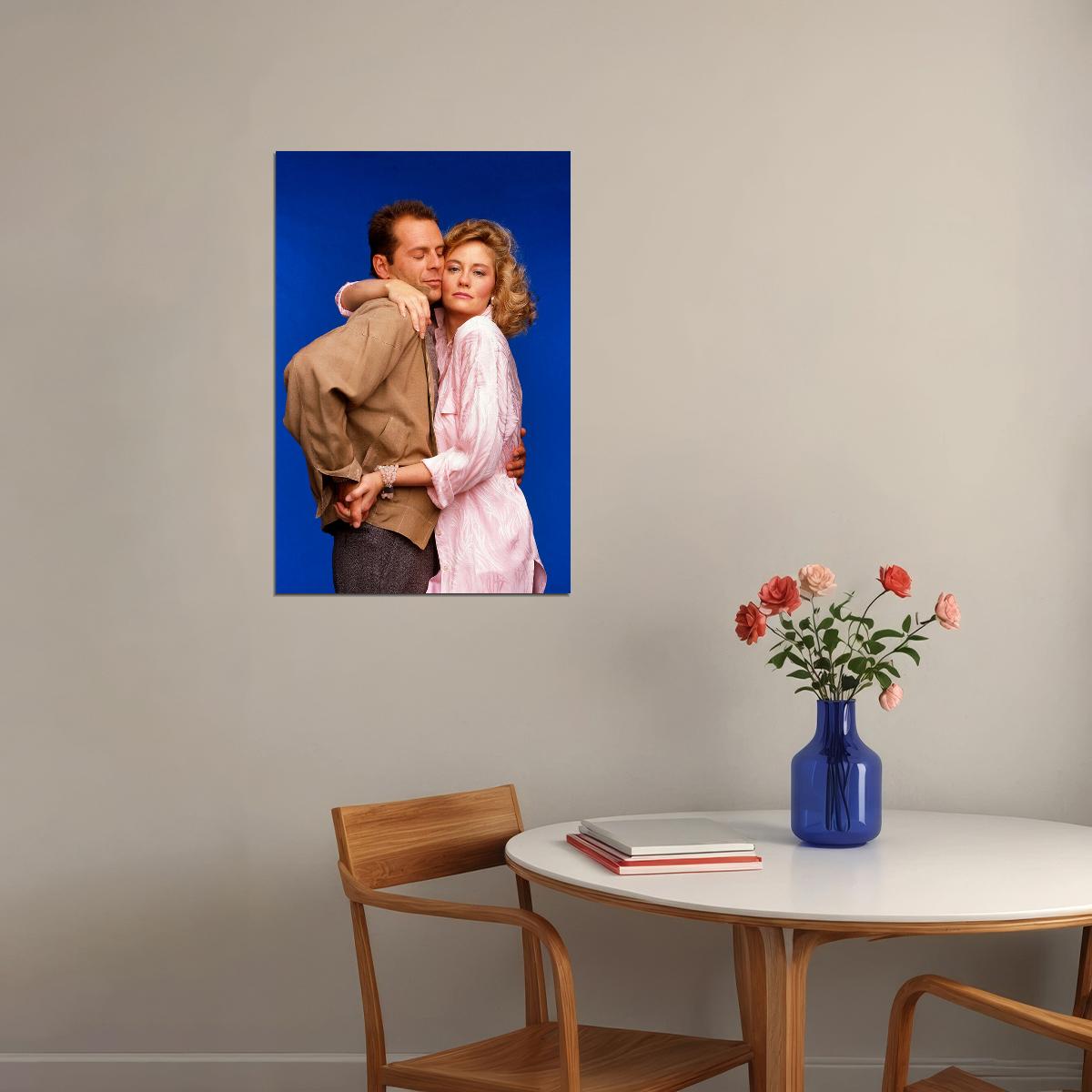 Bruce Willis Moonlighting 80s 90s Tv Series Poster Wall Art Print Home Wall Decor - xonomax