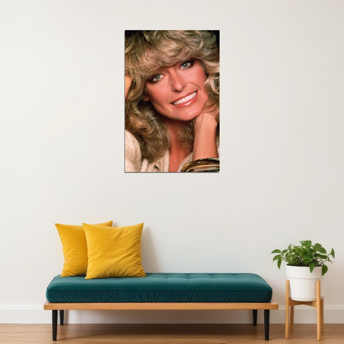 Poster - Farrah Fawcett 80s 90s Tv Series Actor Model Poster Wall