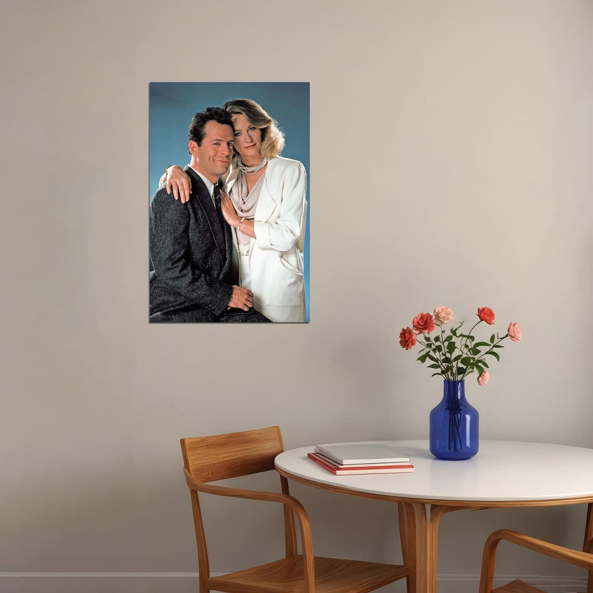 Bruce Willis Moonlighting Comedy Tv Series Poster Wall Art Print Home Wall Decor - xonomax