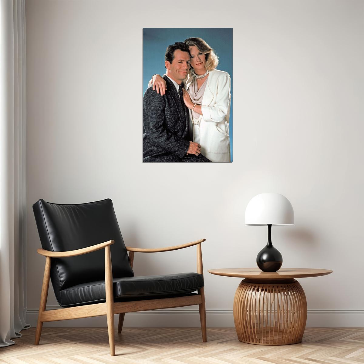Bruce Willis Moonlighting Comedy Tv Series Poster Wall Art Print Home Wall Decor - xonomax