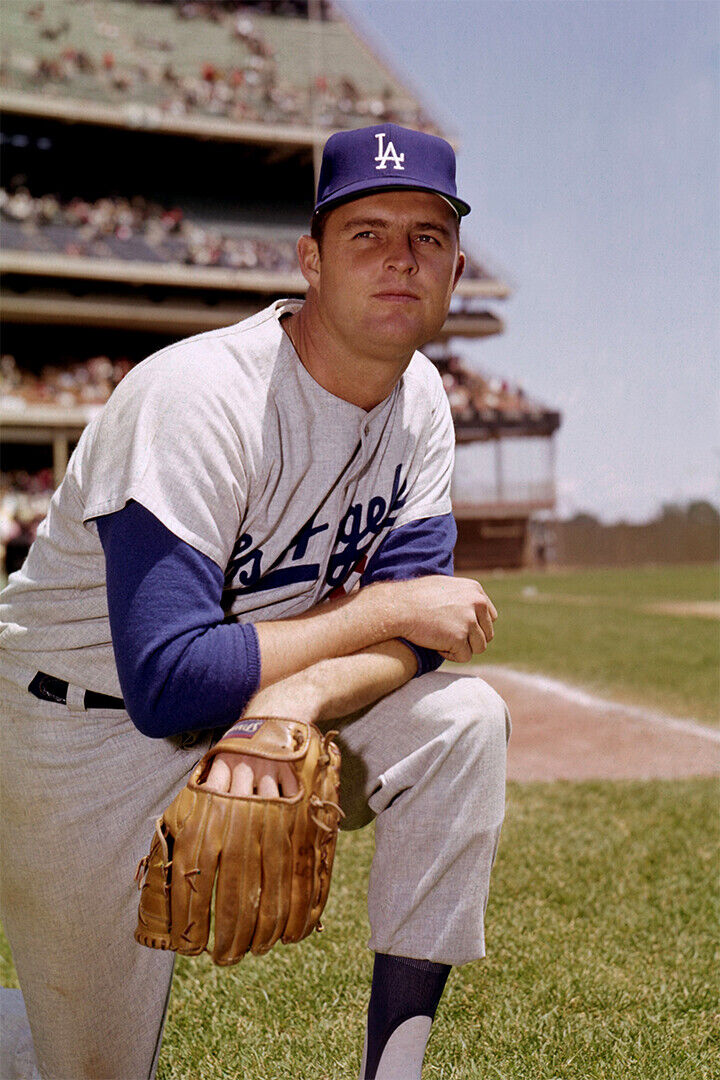 Don Drysdale American Baseball Player Sports Poster Wall Art Print Home Wall Decor - xonomax