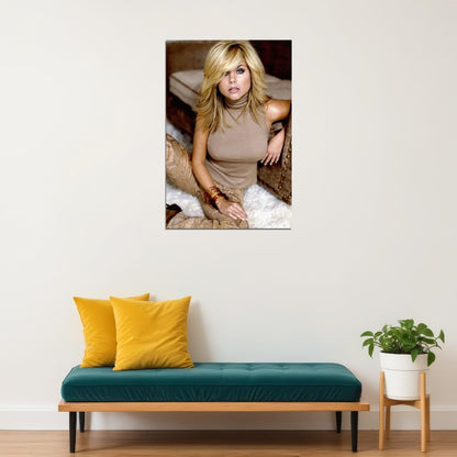 Tiffani Amber Thiessen 80s 90s Cinema Actor Poster Wall Art Print Home Wall Decor - xonomax