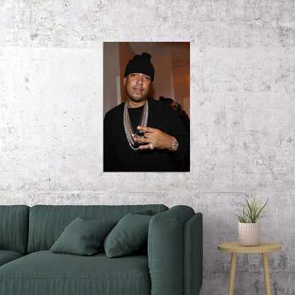 French Montana Celebrity Dance Music Singer Poster Wall Art Print Home Wall Decor - xonomax