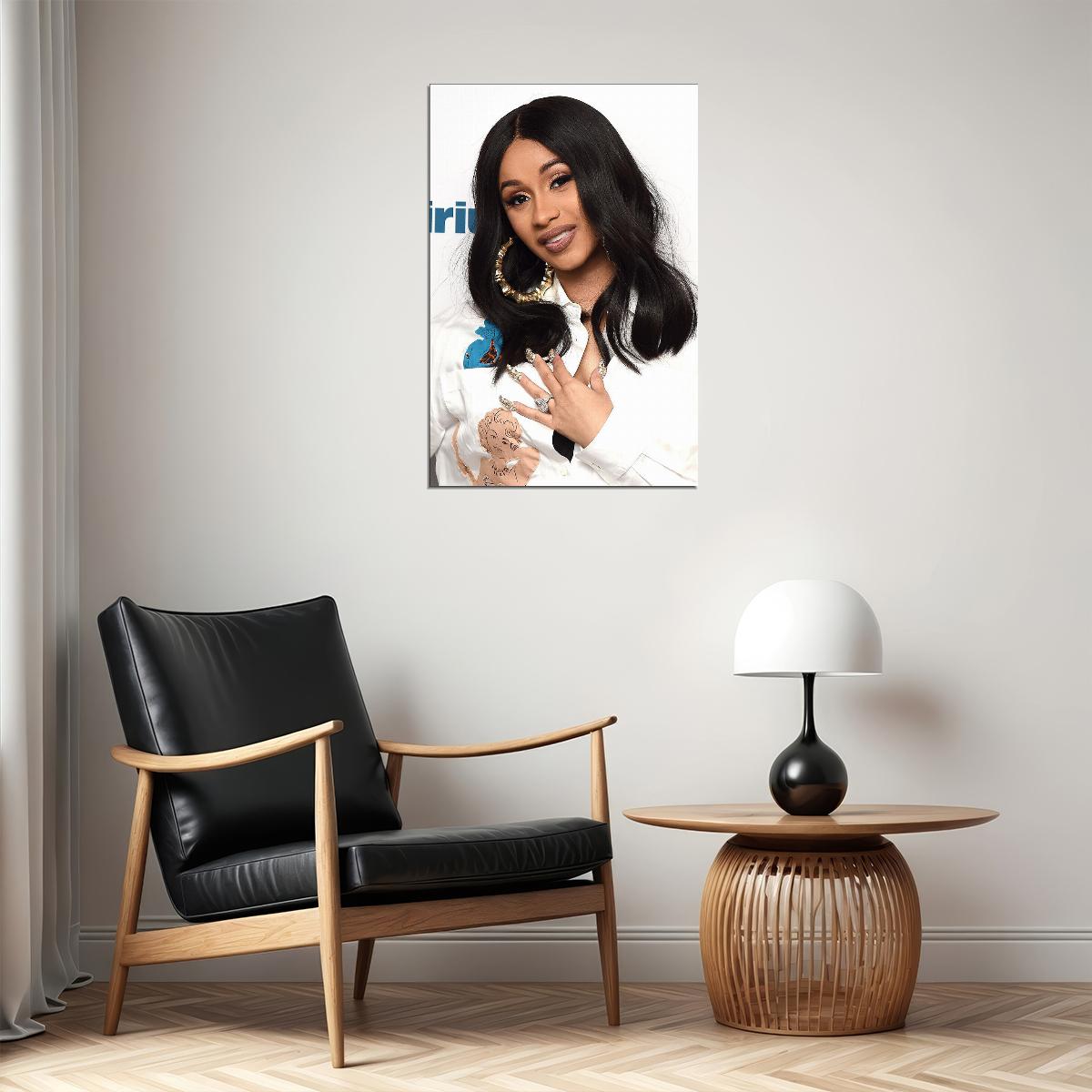 Cardi B Celebrity Singer Movie Actress Artist Poster Wall Art Print Home Wall Decor - xonomax