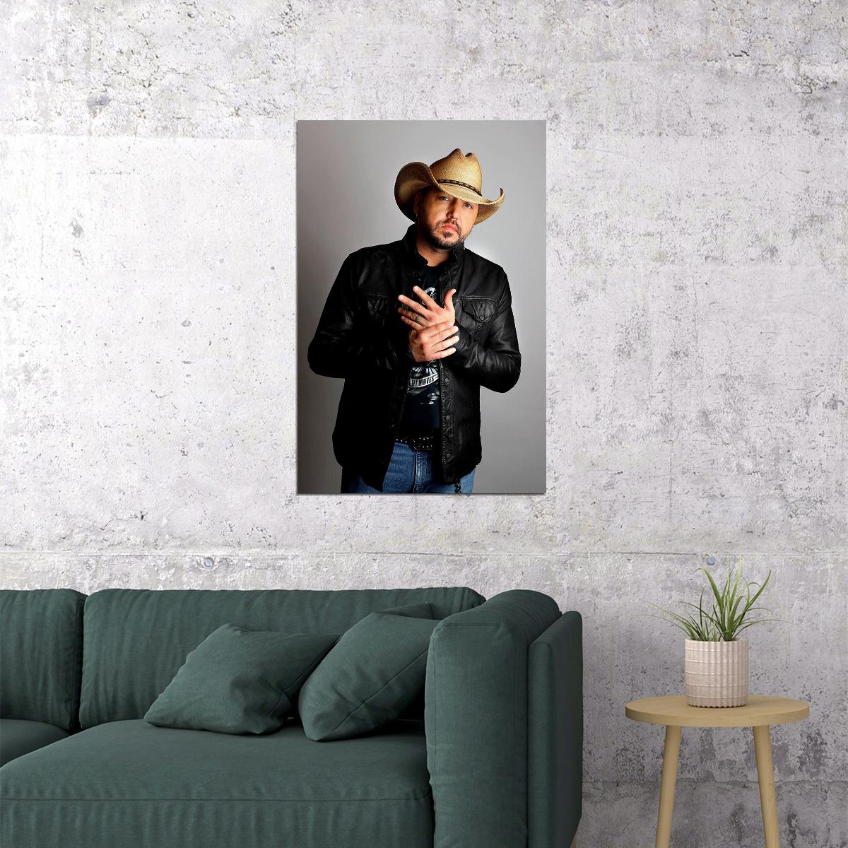 Jason Aldean Celebrity Country Rock Singer Poster Wall Art Print Home Wall Decor - xonomax