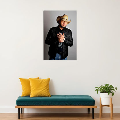 Jason Aldean Celebrity Country Rock Singer Poster Wall Art Print Home Wall Decor - xonomax