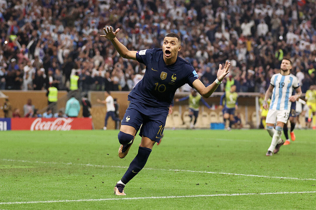 Kylian Mbappe Goal Celebration France Football World Soccer Poster Wall Art Print Home Wall Decor - xonomax