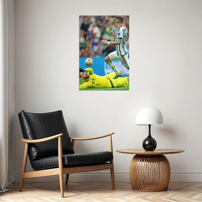 Di Maria Argentina Football Goal Soccer Player Fans Poster Wall Art Print Home Wall Decor - xonomax