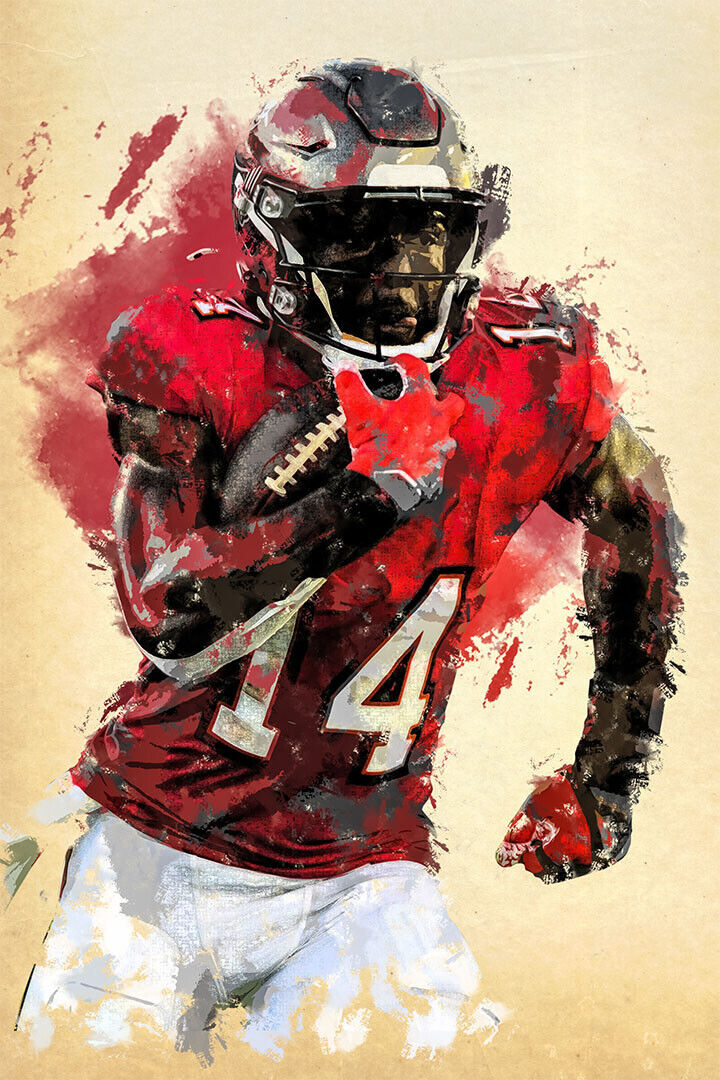 Tampa Bay Buccaneers Chris Godwin American Football Player Poster Wall Art Print Home Wall Decor - xonomax