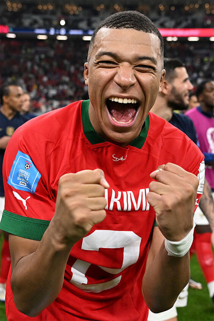 Kylian Mbappe France National Team World Cup Poster Wall Art Print Home Wall Decor - xonomax